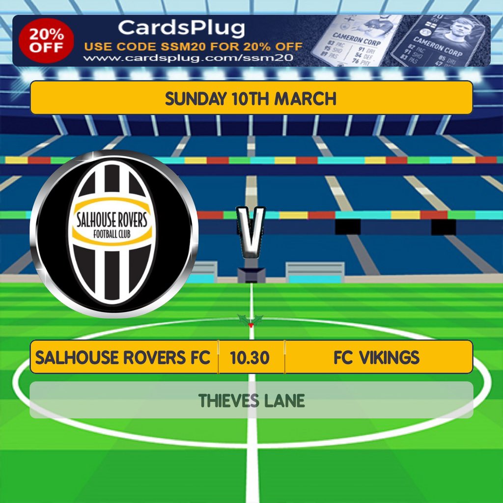 🤍🖤 Match Day🤍🖤

🆚 FC Vikings
⌚️ 10.30 kick off
📍 Thieves Lane

We host FC Vikings in the league as we look to bounce back from last week’s narrow defeat!

Club Sponsors <a href="/MatchFit_agency/">MatchFit</a> &amp; AbleRoofing

#UTR