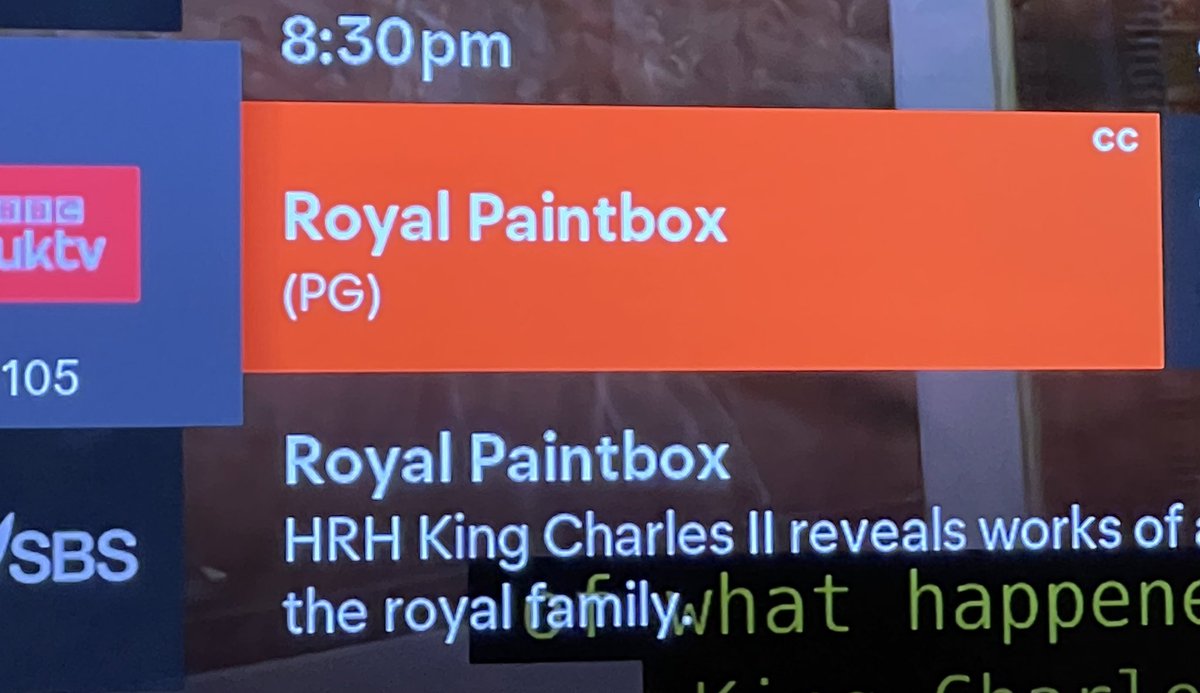 This quite the coup by @UKTVaustralia to get Charles II as a presenter (even if it does look like HM Charles III when he was the Prince of Wales).

We had all heard the rumors, but it does seem that @Foxtel does dabble in necromancy.
