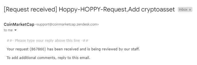 hoppyethcoin's tweet photo. Hello @coinmarketcap 

$HOPPY incoming  🐸

TICKER : 867860 https://t.co/7qoS7o0vVt