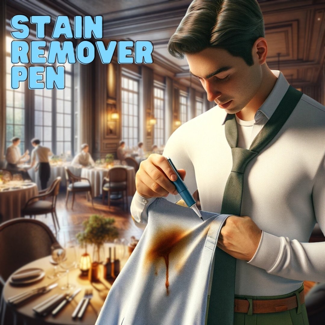 GoTratwo's tweet photo. Spills happen, but they won't cramp your style with a travel-size stain remover pen!
Keep your clothes fresh and clean on the go.
.
.
.
.
#stainremover #travelhacks #travelessentials #traveltips #cleantravel #stainremoverpen #travelaccessories #travelpreparation #travelclean https://t.co/o07UIj9FJr