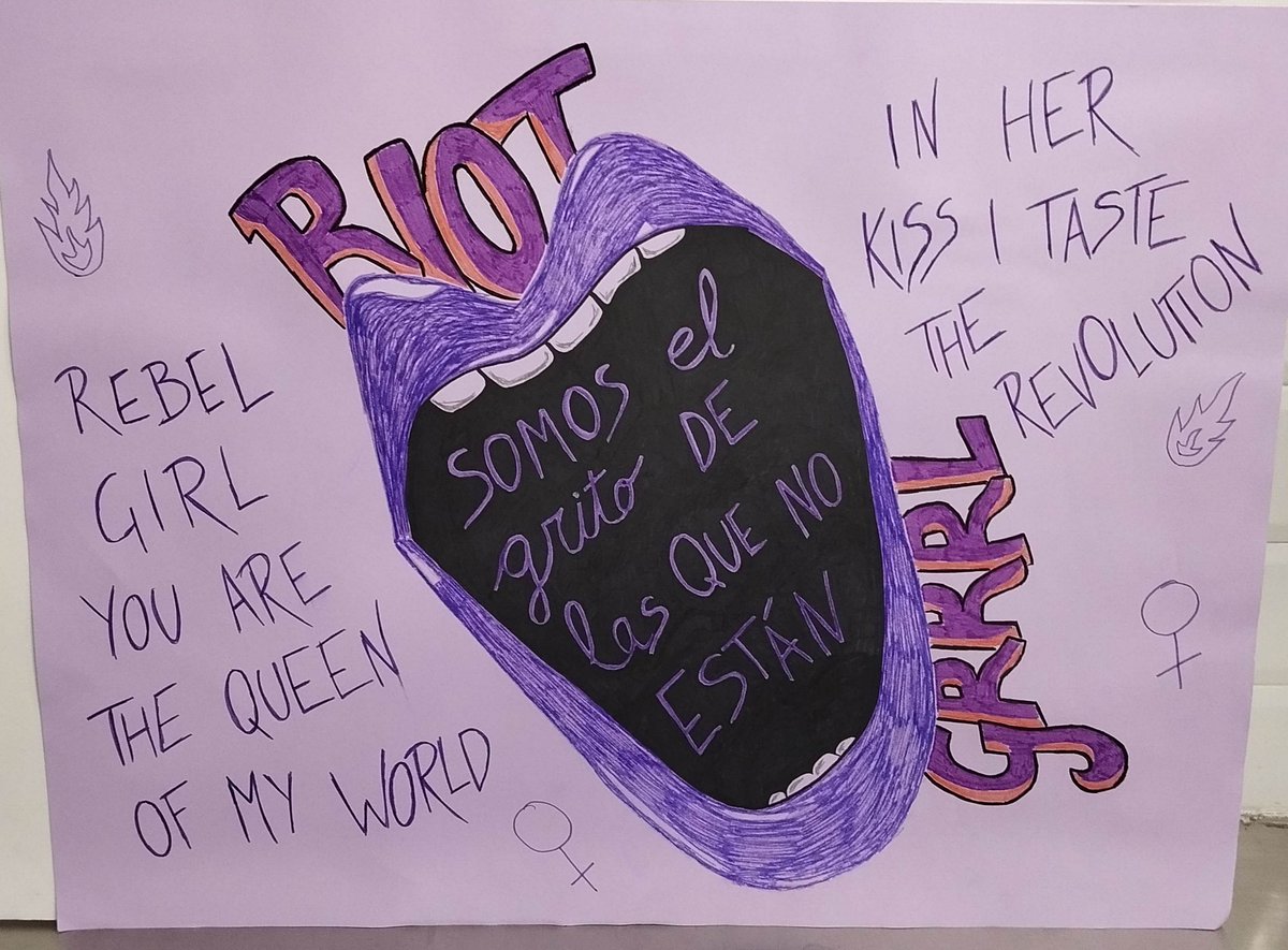 ayuso_16's tweet photo. Rebel girl you are the Queen of my world
#8M2024 #bikinikill #riotgrrrl #feminismo https://t.co/UR4cCB925n