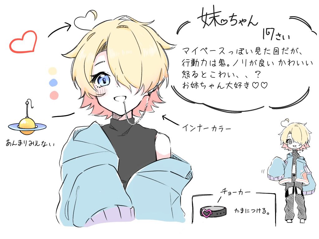 おにゅーうちの子達資料です‼︎
今後ちょこちょこ出てきます
服は固定ではなくその時に好きなの着せてるよ
描いて頂けたら泣いて飛んで喜びます😭 