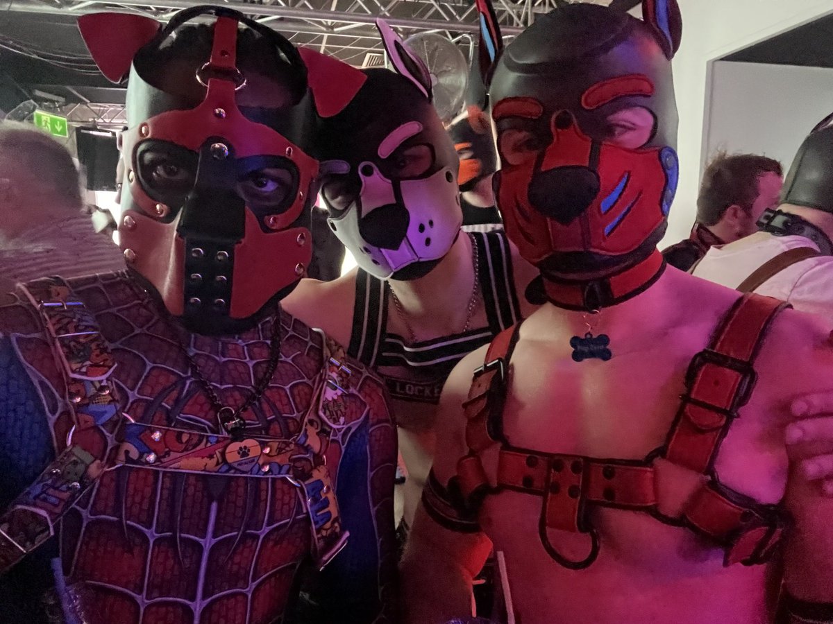 PupAlphaJay's tweet photo. When Pups in the Netherlands come out to play there will be laughs and cuddles. 

And @pup_tesla will be handcuffed and tickled 🐶🇳🇱

Thank you #BarkandPlayNL for organizing the regional pups. https://t.co/CNi8YKNXP1