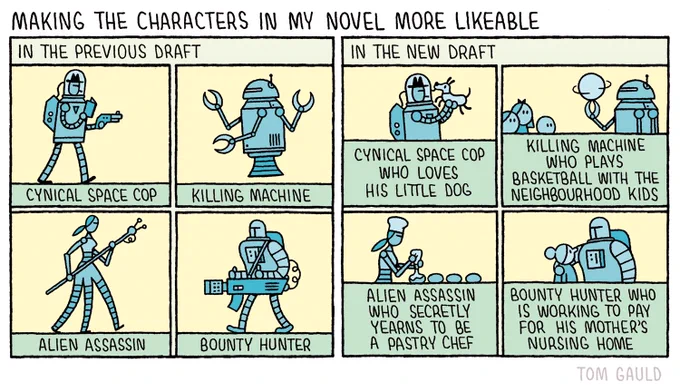 My latest cartoon for @GuardianBooks 