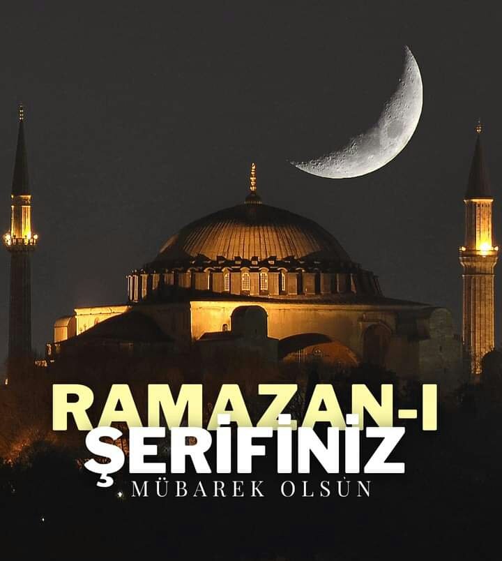 Hoş geldin Ya Şehri RAMAZAN.. MÜBAREK OLSUN..🌙🕋❤🌻🌼 Sağlık,bereket ve afiyetle İnşallah.. #Ramazan