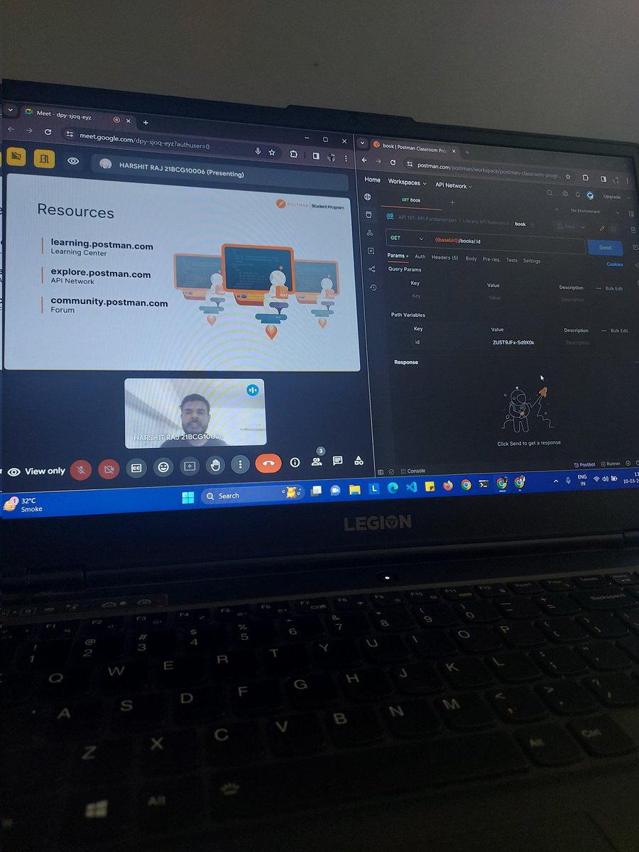 ashutosh_x25's tweet image. Certainly!
Postman is a powerful tool for testing and building APIs. I had the opportunity to attend the API 101 event, and it was a great learning experience with Harshit Raj.
#apilearning
#postman
#postmanstudent
@getpostman @HarshitRaj_14