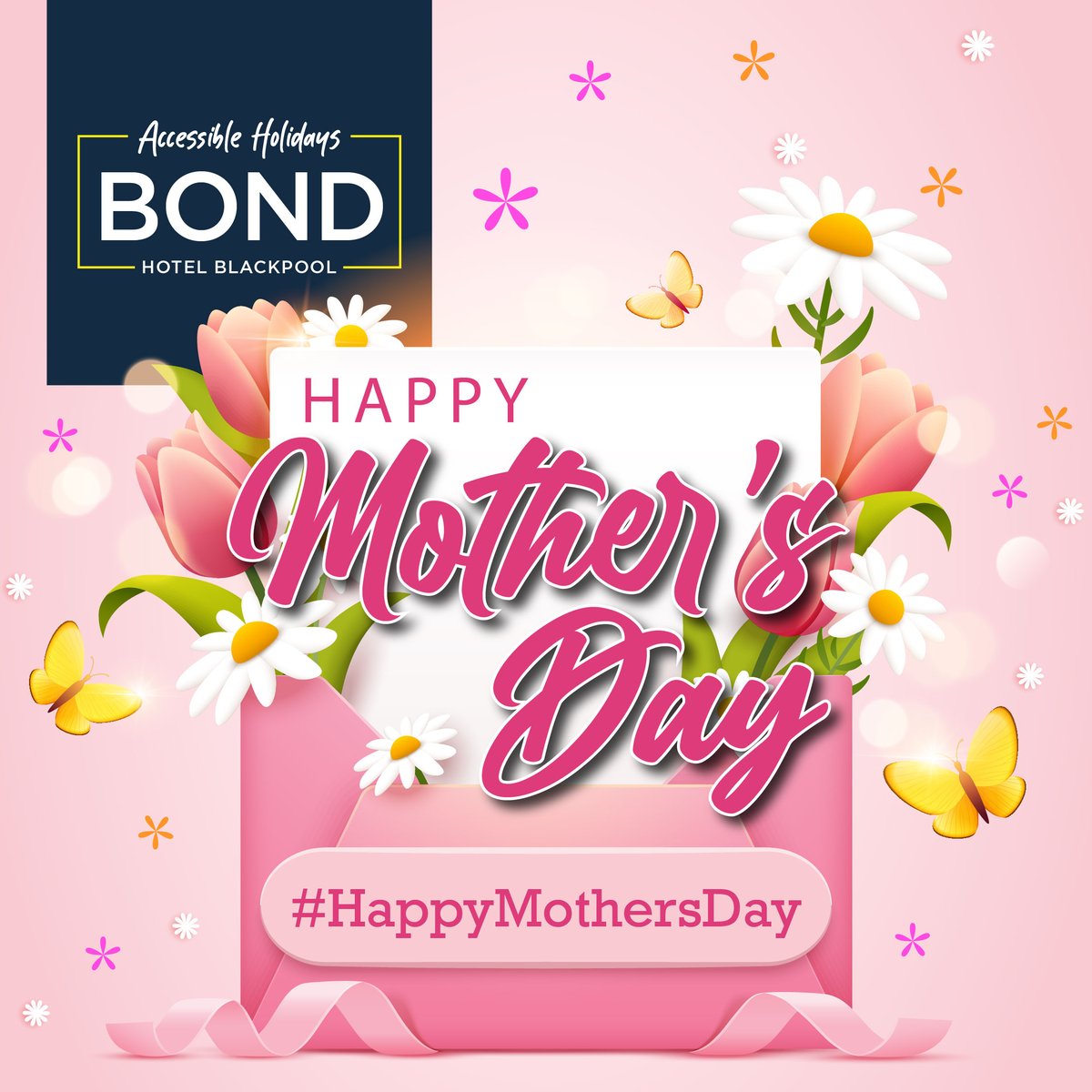 Happy Mother's Day to all the Mums, Grandmas, Nana's, Aunties and all of those who take on the role of Mum. 💐Thinking of all the Mums who are sadly not with us today. 💕
We hope you all have a lovely day! #bondhotel #MothersDay