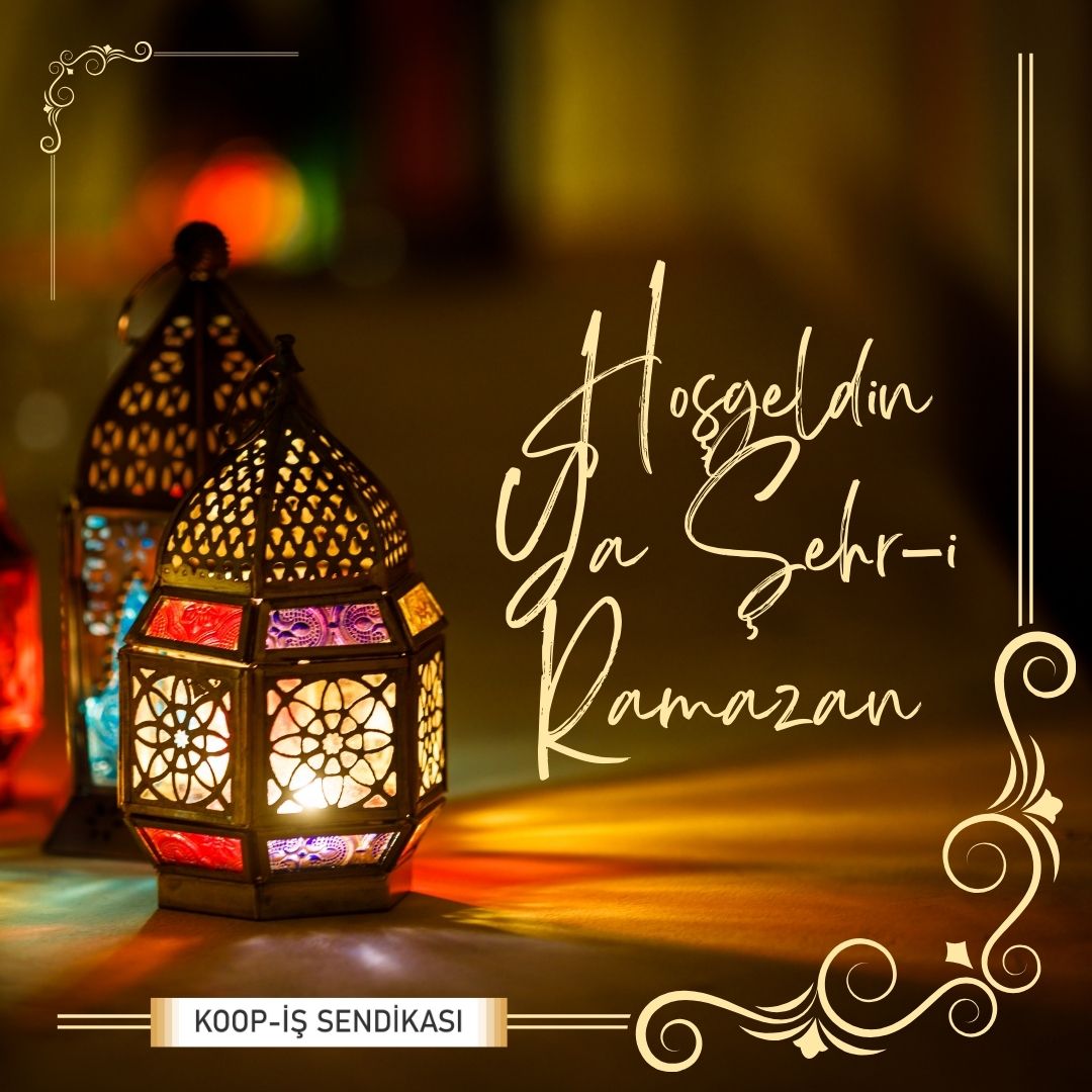 Huzur, Yardımlaşma, hoşgörü ve paylaşımın adı olan Ramazanı idrak edeceğimiz günlerin arifesinde, ülkemize ve başta üyelerimiz olmak üzere tüm vatandaşlarımıza Ramazan-ı Şeriflerin hayırlar getirmesini dilerim.

#Ramazan