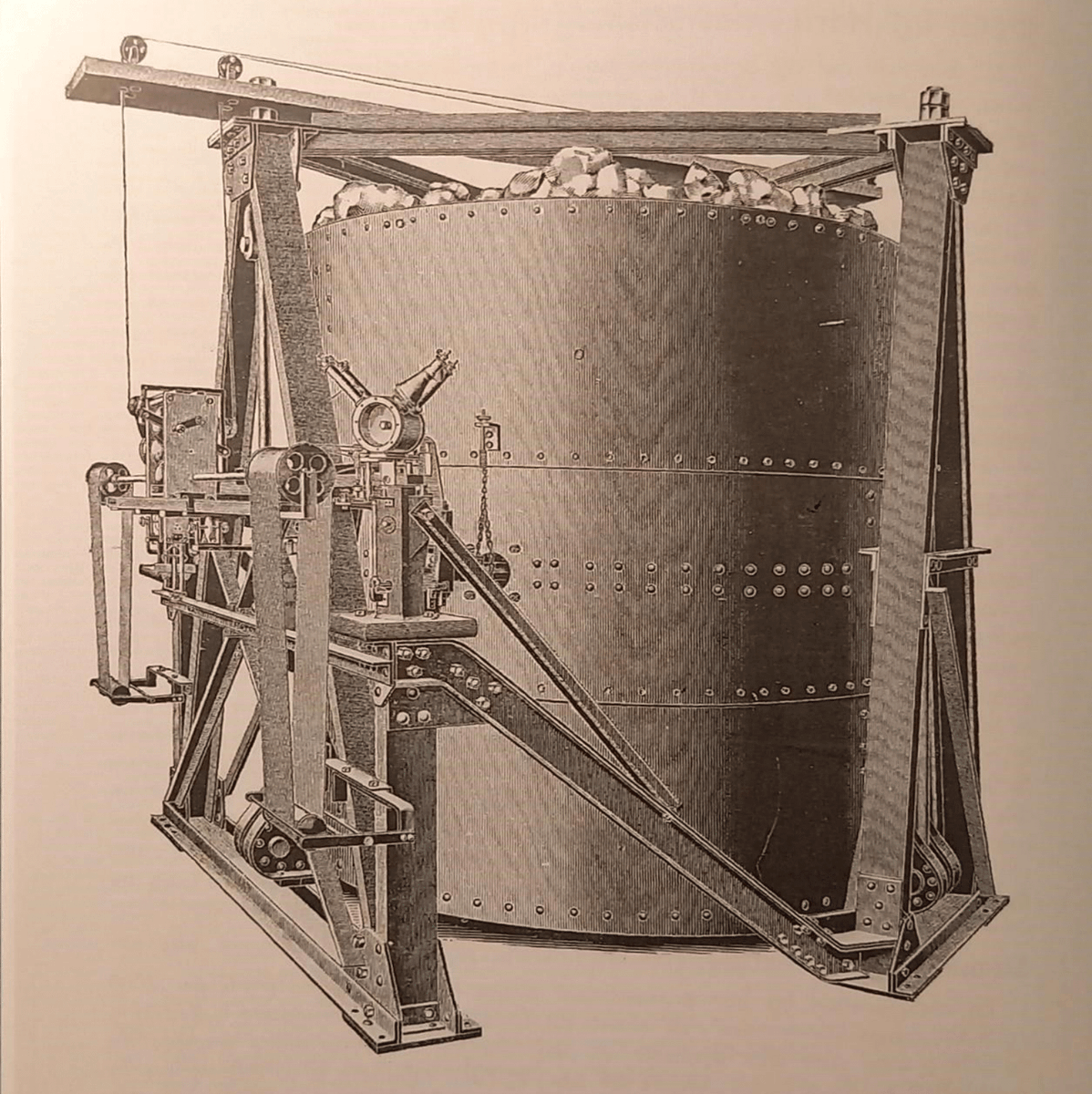 jack_seismology's tweet photo. For 120 years, a sensitive giant in the forests of Göttingen has been listening. This 17 tonne Wiechert seismograph resides in the historic seismological observatory in Göttingen, Germany. It heard the 1906 San Francisco earthquake and is still in operation! https://t.co/1OUxynrHYN