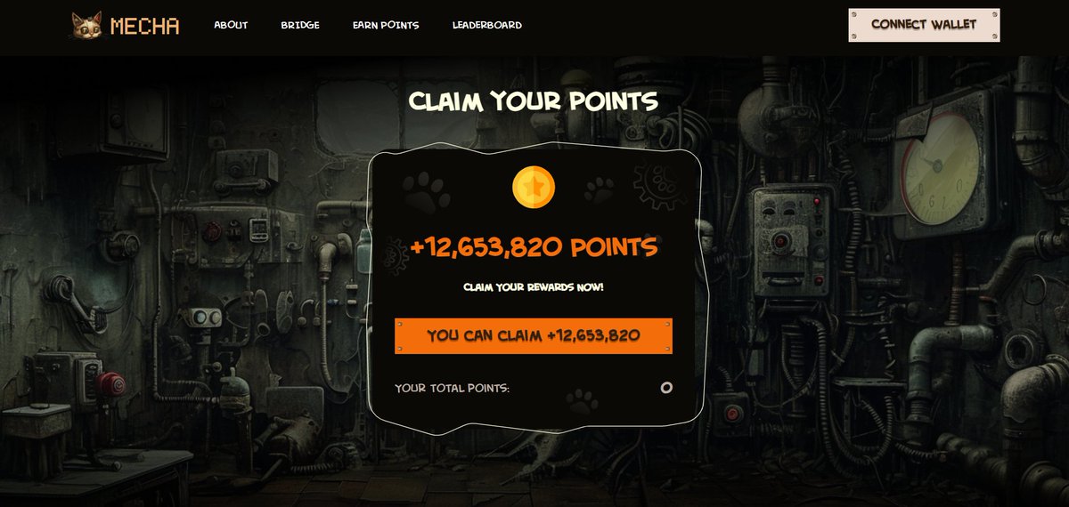 OmniMechaCoin's tweet photo. 🌟 Attention MECHA fam! 🌟Every point you earn gets noticed. 

Whether you're aiming for the top or just starting out, your efforts will be rewarded!🎁

👉 Jump into now: https://t.co/NegDk9HHFh

#MECHA #Omnichain #Axelar #Earnpoint #Airdrop https://t.co/X1IagvdneK