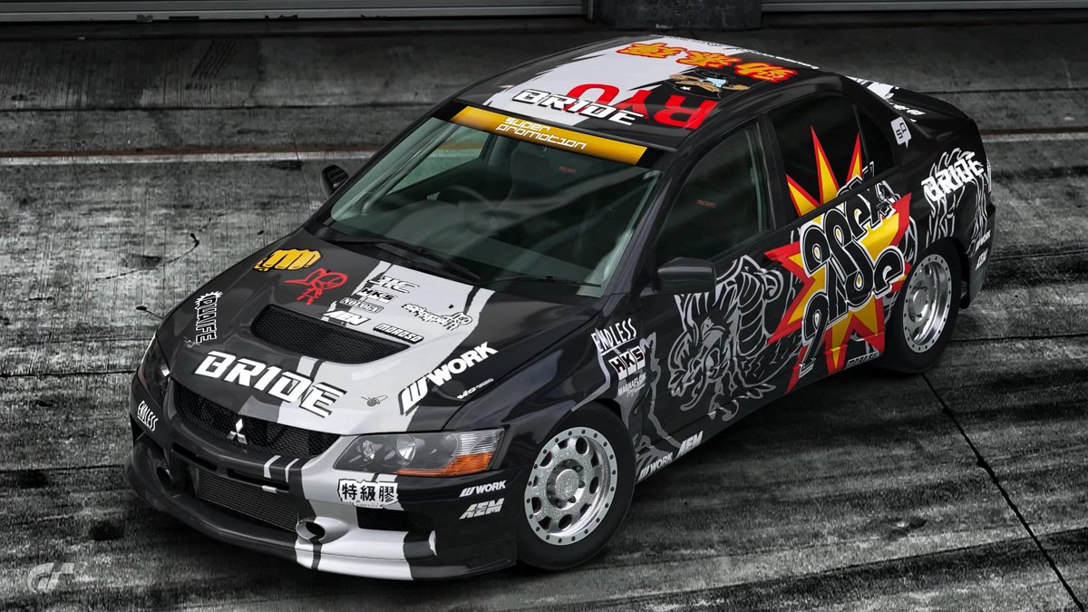 今回作成したIvan Tarkovskyの EVO Ⅸのリバリーでグリップ2種類