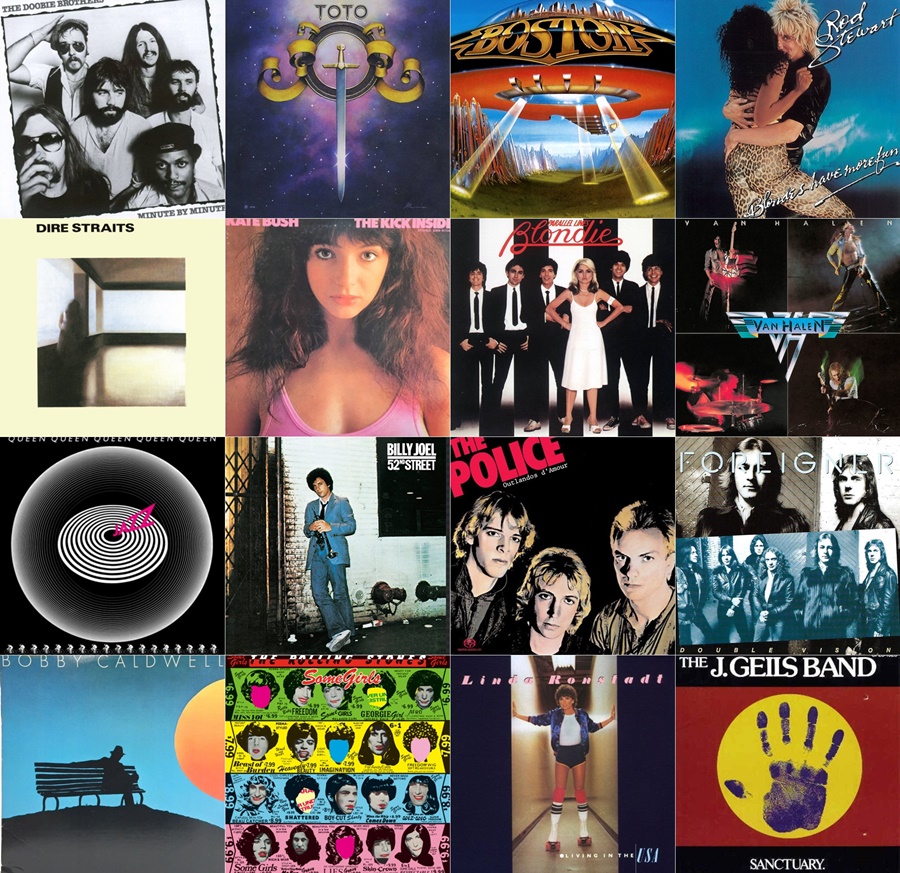 1979年の話と前後するが1978年
ここに載せた16作品は今でこそアルバム所持できているが当時は金銭的に無理
もっぱらシングルをFMでエアチェックしてカセットに録音していました
洋楽にのめり込むきっかけになったアルバムばかり
ちなみに人生最初に買ったアルバムはBoston「Don’t Look Back」