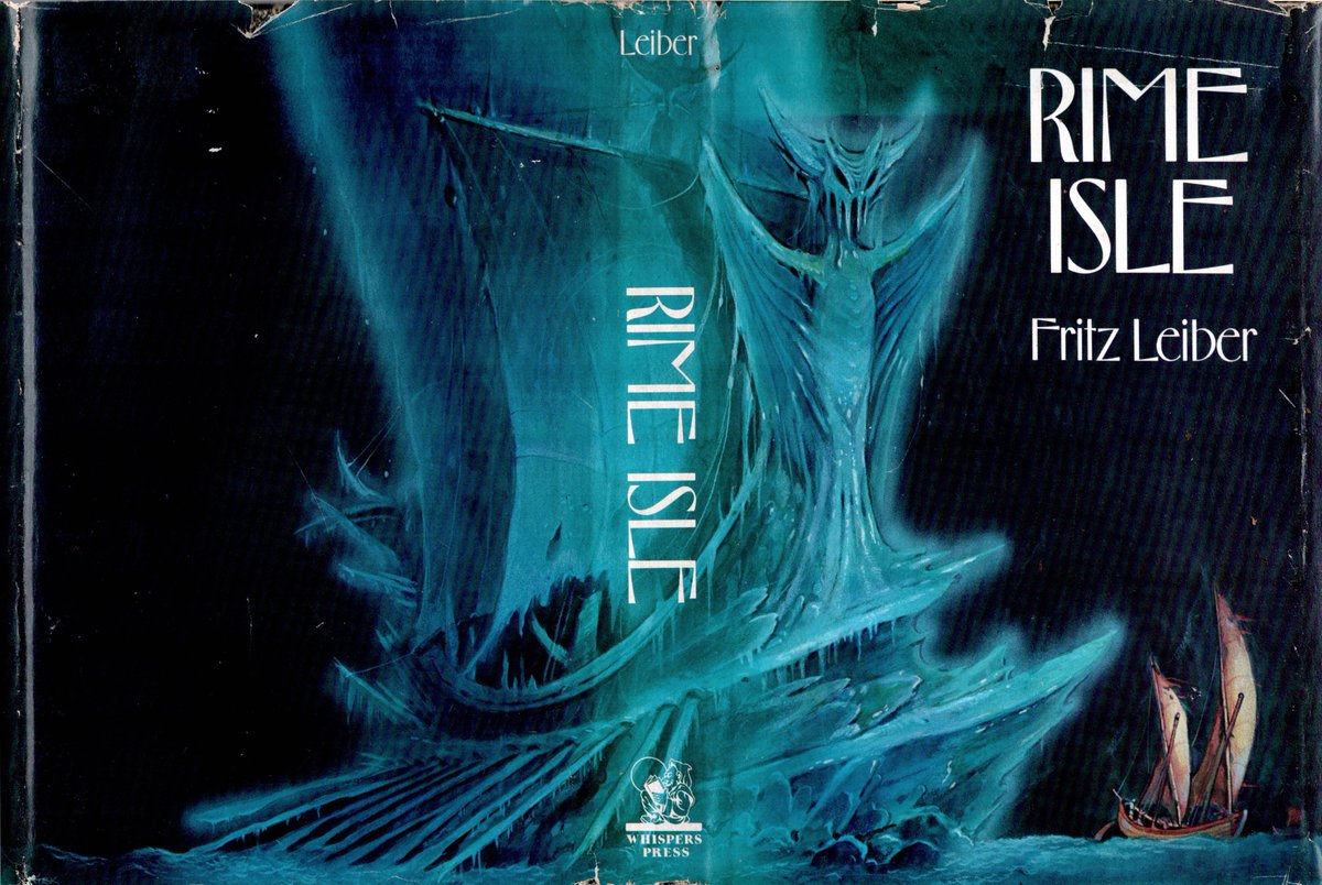 mavmaramis's tweet photo. Fritz Leiber, Rime Isle, Whispers Press, 1977. Cover: Tim Kirk. #BookCover #FritzLeiber #TimKirk #70sscifiart @thatsgoodweb @afrocosmist @70sscifi @retroscifiart @doberes https://t.co/DxWDrdG70R