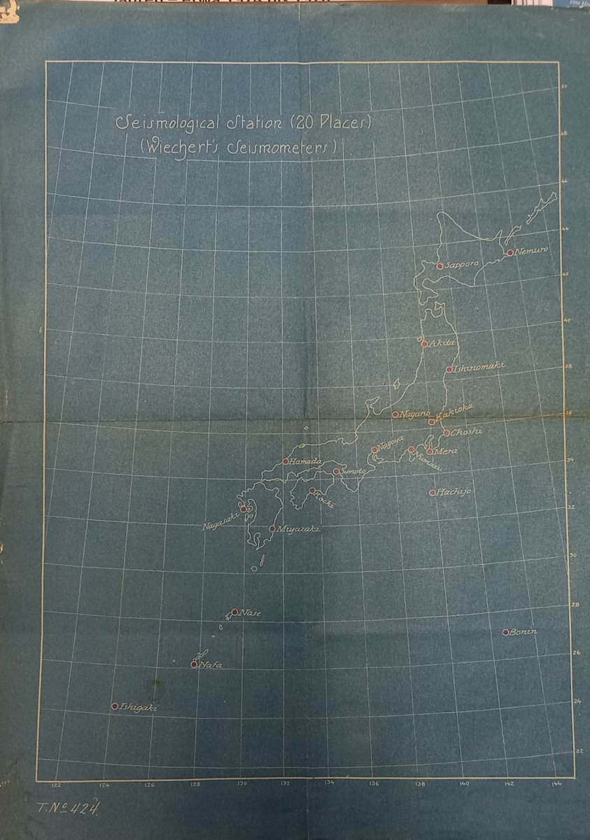 jack_seismology's tweet photo. 20 of these Big Friendly Giants were sent to Japan from 1926, to replace the seismographs installed in the late 1800s by scientists such as C.G. Knott, J.A. Ewing, J. Milne and F. Omori across the Japanese Empire. Many are still there, but fell out of use in the 1960s. https://t.co/aLIorzQO3J