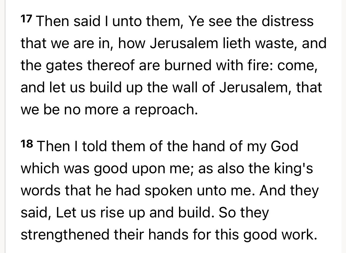 DavidNgua's tweet photo. Nehemiah 2:17-18 https://t.co/7CHR66G8Fa