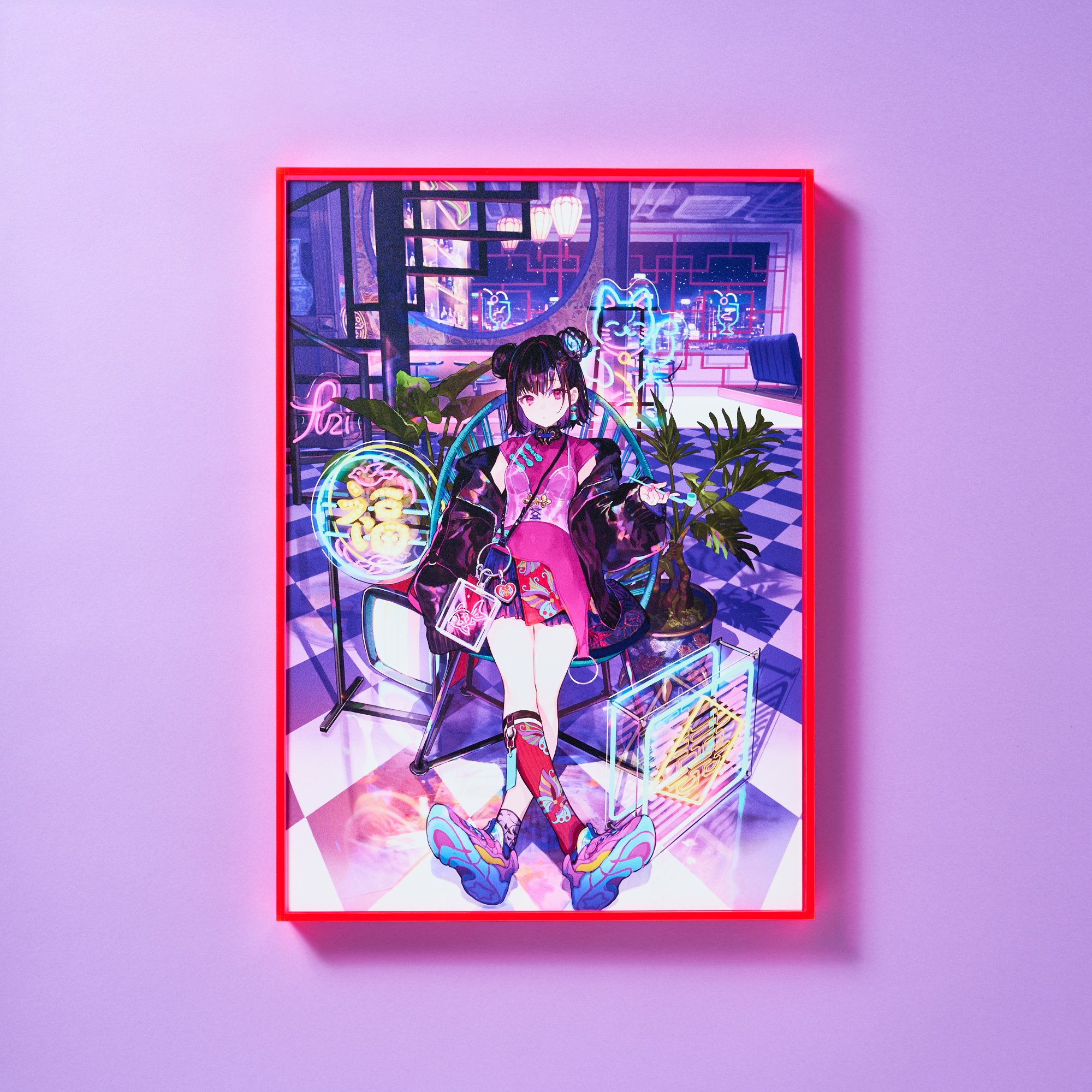 藤ちょこ「ミニ卓上アクリルアート」《ワンストTOKIMEKI