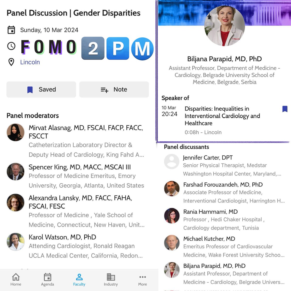 Join us on Day 2️⃣ of #CRT2024 @ 2️⃣🅿️Ⓜ️ chez #Lincoln #DEI by fixing our own ranks, fixes outcomes for #CVDwomen too. Proud to share 🎤 w Drs @drbirgitvogel, @CraigMWalkerMD, Kutcher, @mirvatalasnag, King, @AlexandraLansky, @kewatson @RHammami_cardio, Carter & @FarshadForouz 😇…