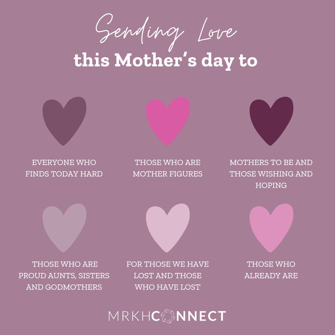 Sending love this Mother's Day to everyone who finds today hard for whatever reason whilst also celebrating our Mother's, mother figures and everything in between 💜