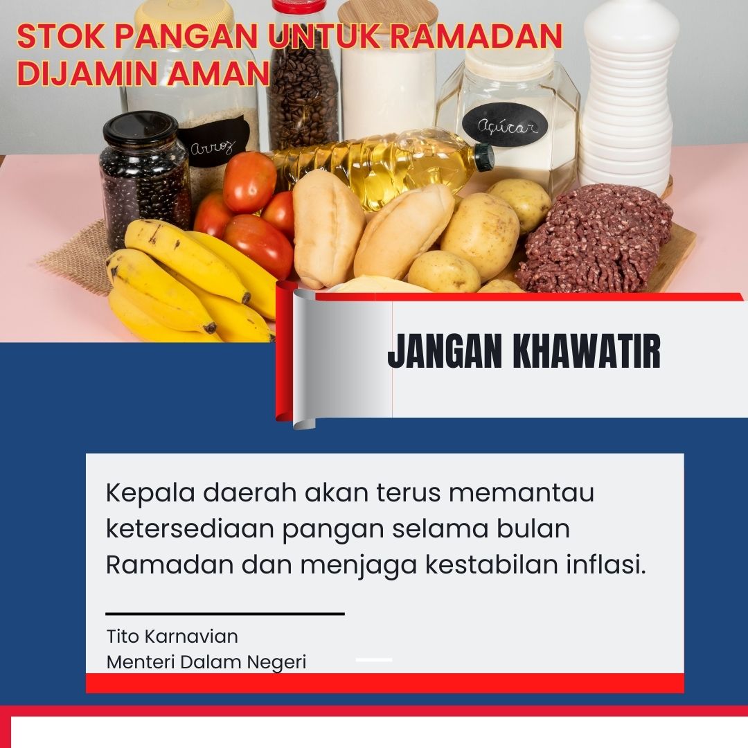 Kepala daerah akan terus memantau ketersediaan pangan selama bulan ramadhan
#Pangan
#Ekonomi
#StabilitasPangan
#KetahananPangan