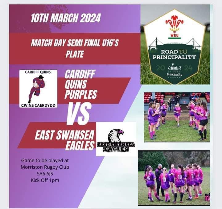 Good luck to our @QuinsGirlsRugby girls U16s teams today… 2 semi-finals (Cup & Plate) to play in & enjoy. We’re hugely proud of the opportunities to play we / our coaches + management provide and support. Thanks to all involved.