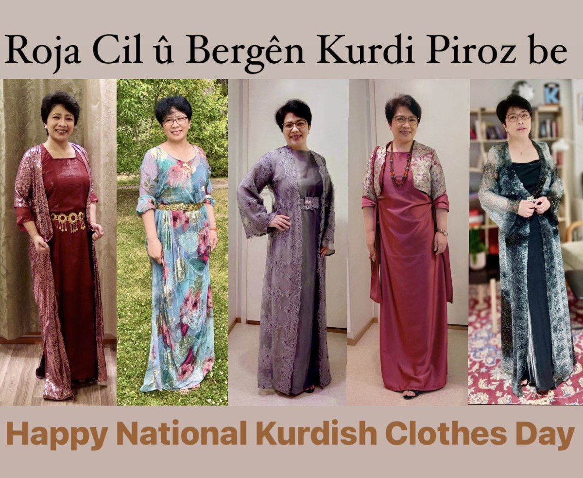 Roja Cil û Bergên Kurdi Piroz be! 

Being one with you as you celebrate National Kurdish Clothes Day! 
#Kurdishclothes #KurdishCulture
