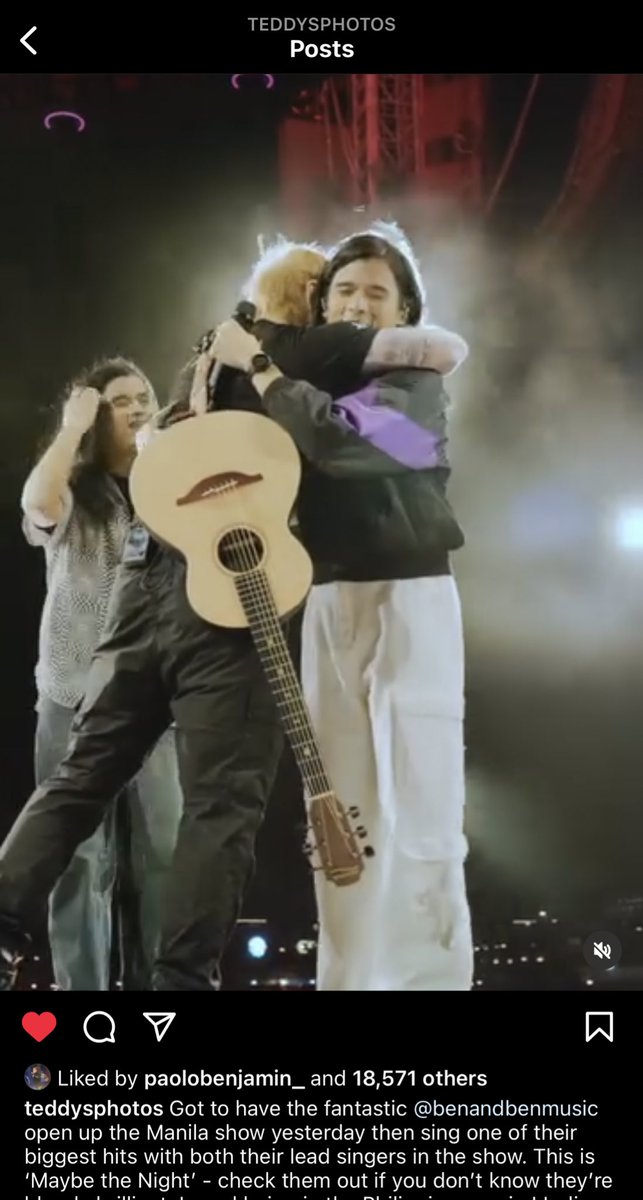 holy paking shet pinost kami ni <a href="/edsheeran/">Ed Sheeran HQ</a> sa twitter niya ano nangyayare 😭 ambait mo Lord salamat po pagbubutihin pa namin ng <a href="/BenAndBenMusic/">Ben&Ben</a>