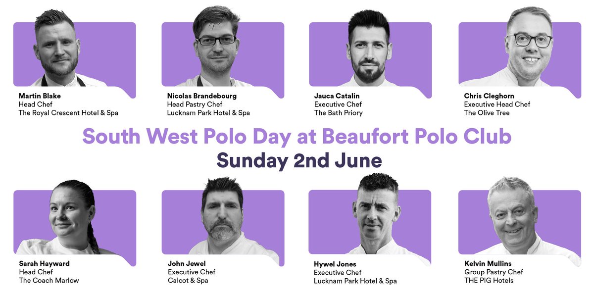 1/3 of tickets to our South West Polo Day have already been snapped up! 🏇 Join us on June 3rd @polobeaufort as the Michelin-starred @HywelJonesLP leads a team of 8 award-winning chefs to create a dazzling 3 course menu & afternoon cream tea. Learn more: ow.ly/qcUt50QO2rv