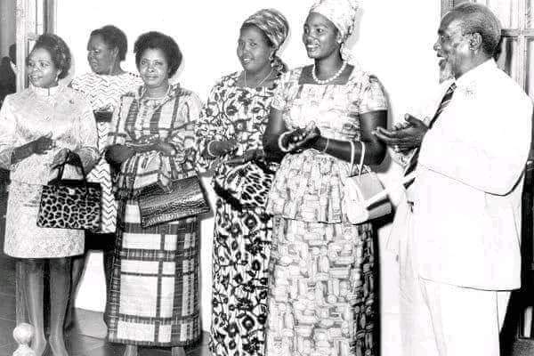 1967, President Jomo Kenyatta is pictured with Nyiva mwendwa, Margaret Kenyatta, lucy Kibaki , Lena Moi and Ngina Kenyatta.

Nyiva mwendwa's husband, Kitili Maluki Mwendwa, was Kenyan chief Justice.