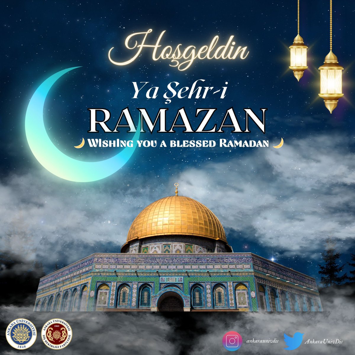 Hoşgeldin Ya Şehr-i Ramazan.. Ramazan Ayımız Mübarek Olsun 🌙 Wishing you a blessed Ramadan🌙