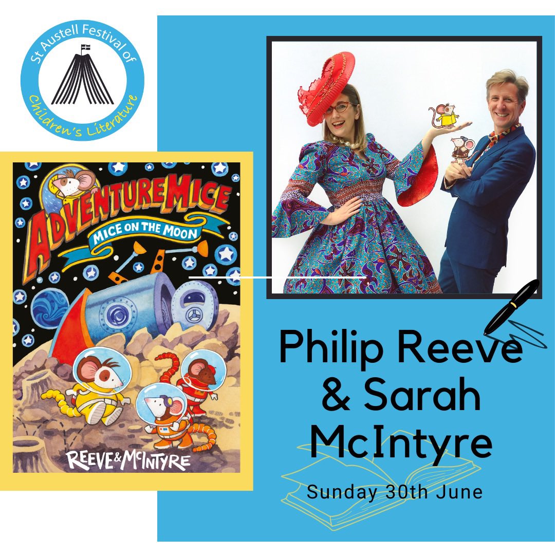The wondrous @philipreeve1 and @jabberworks are doing an ADVENTUREMICE event on 30/6! Join these co-author legends as they introduce you to a tiny mouse named Pedro who sets off to see the world. Learn how to draw Pedro, hear more about his new adventure to outer space!