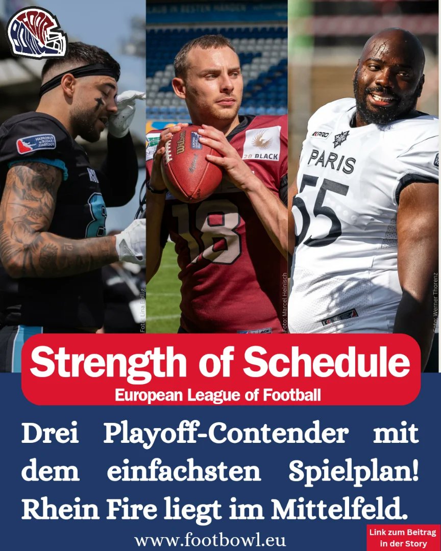 foot_bowl's tweet image. 𝟯 𝗣𝗹𝗮𝘆𝗼𝗳𝗳-𝗖𝗼𝗻𝘁𝗲𝗻𝗱𝗲𝗿 𝗺𝗶𝘁 𝗱𝗲𝗺 𝗲𝗶𝗻𝗳𝗮𝗰𝗵𝘀𝘁𝗲𝗻 𝗦𝗽𝗶𝗲𝗹𝗽𝗹𝗮𝗻

Der Playoffeinzug einer Mannschaft hängt nicht nur von dessen eigener Stärke ab, sondern auch an der „𝗦𝘁𝗿𝗲𝗻𝗴𝘁𝗵 𝗼𝗳 𝗦𝗰𝗵𝗲𝗱𝘂𝗹𝗲“
 footbowl.eu/3-playoff-cont…

#elf2024
