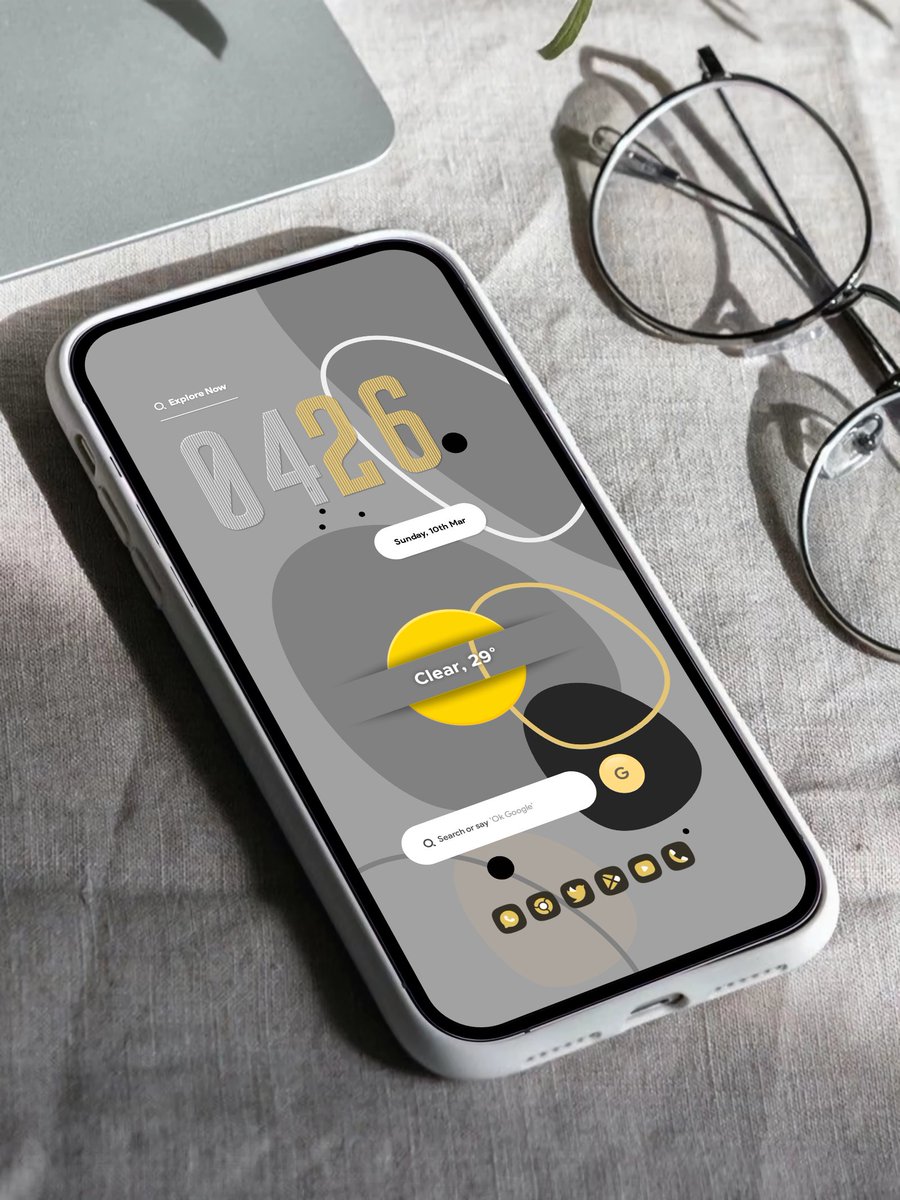 EahsanCh's tweet photo. #NV412
Swatch...
×Launcher: #WithNova
×Wallpaper: Wavedrops
@wavedropsapp
×Icon: Nothing Material You: Adaptive  @NarikDesign
×Widgets:
- Android 14 for KWGT @RajjAryaa
- Overdrop @overdropweather
@wallersGallery
#Wallpaper
@AndroidAuth
#aahomescreens
#Android
#Setup
#Adaptive https://t.co/9cRnt4bs1i