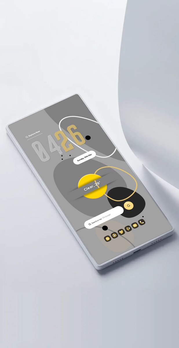 EahsanCh's tweet photo. #NV412
Swatch...
×Launcher: #WithNova
×Wallpaper: Wavedrops
@wavedropsapp
×Icon: Nothing Material You: Adaptive  @NarikDesign
×Widgets:
- Android 14 for KWGT @RajjAryaa
- Overdrop @overdropweather
@wallersGallery
#Wallpaper
@AndroidAuth
#aahomescreens
#Android
#Setup
#Adaptive https://t.co/9cRnt4bs1i