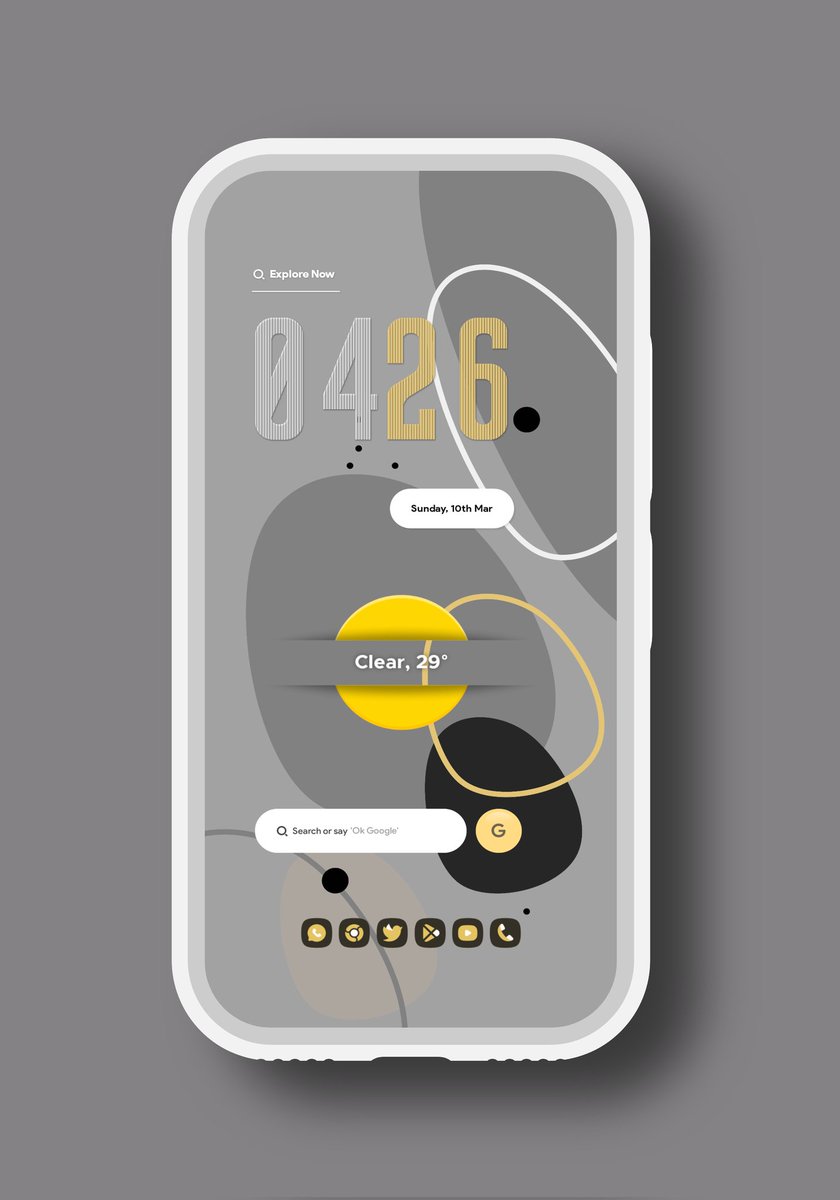 EahsanCh's tweet photo. #NV412
Swatch...
×Launcher: #WithNova
×Wallpaper: Wavedrops
@wavedropsapp
×Icon: Nothing Material You: Adaptive  @NarikDesign
×Widgets:
- Android 14 for KWGT @RajjAryaa
- Overdrop @overdropweather
@wallersGallery
#Wallpaper
@AndroidAuth
#aahomescreens
#Android
#Setup
#Adaptive https://t.co/9cRnt4bs1i
