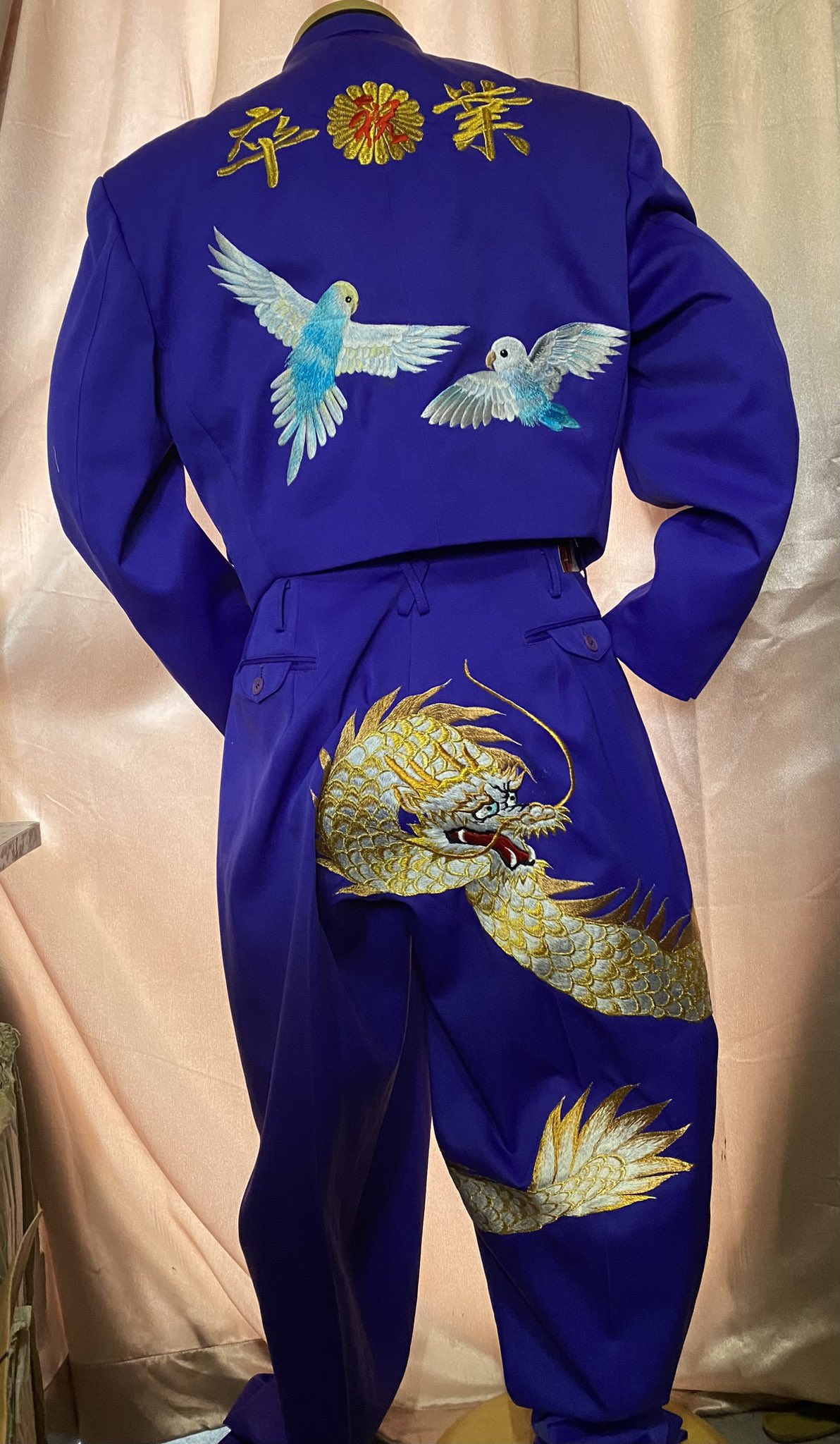 卒ラン特攻服刺繍 『天下無双』 (@custom_shisyuu) / X