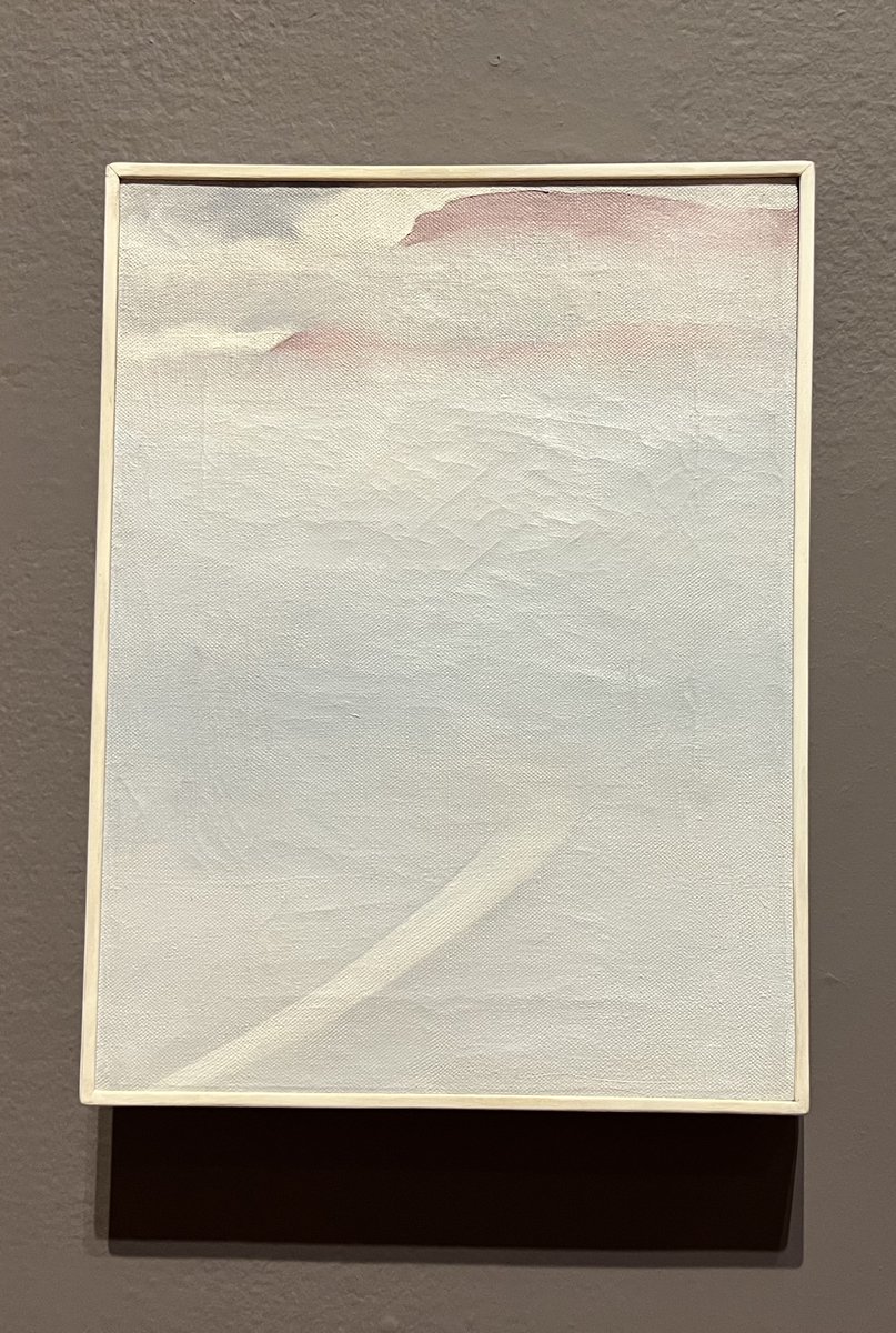 ria_kontou's tweet photo. O'Keeffe's "Road-Mesa with Mist" (1961) is portraying the road outside her Abiquiu NM home obscured by gray mist #transport #art #resilience #infrastructure https://t.co/6LHvcVoq7h
