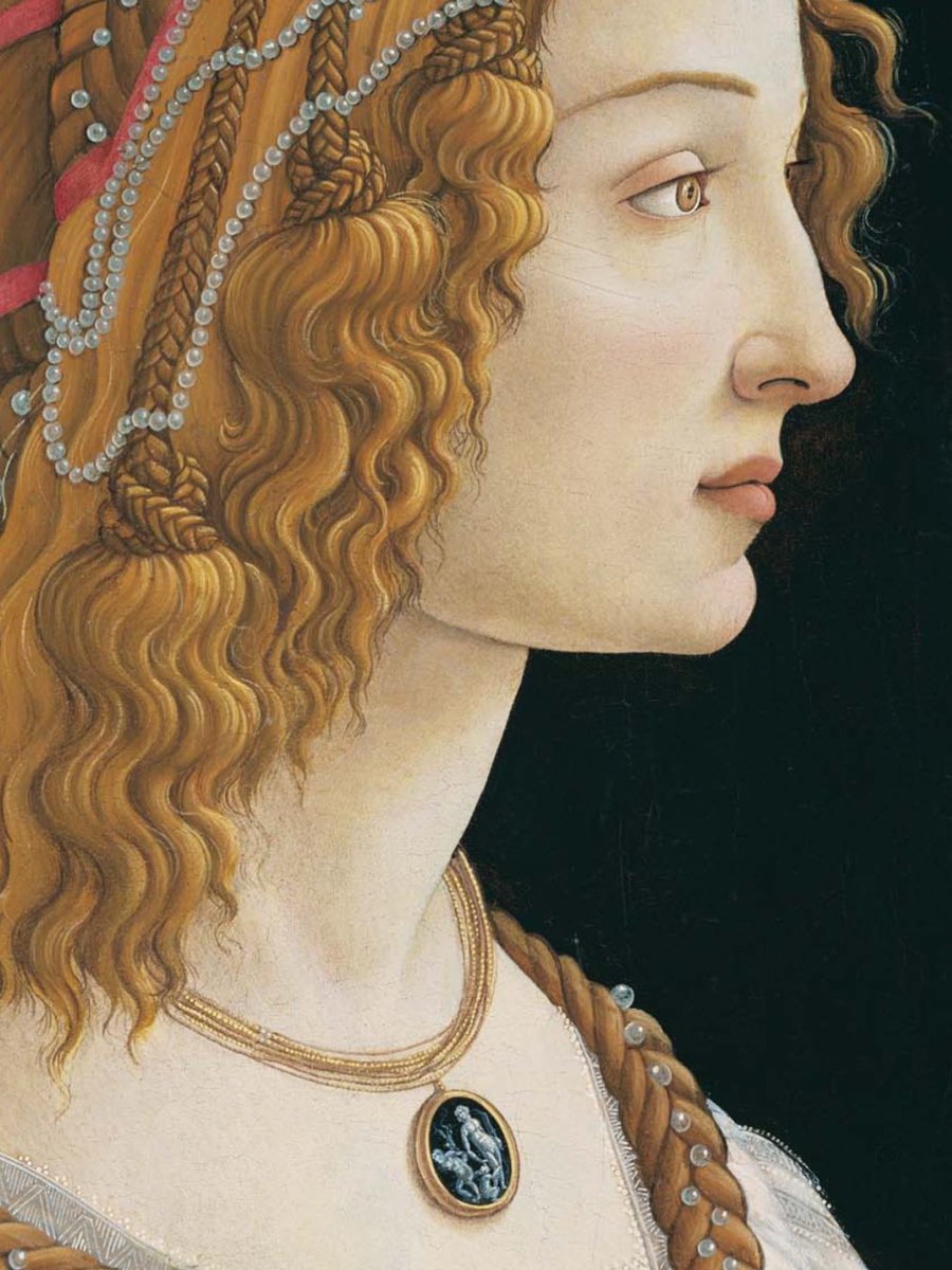 Art | Retrato de una joven (detalle), Sandro Boticelli (c.1480-1485) Städel Museum.