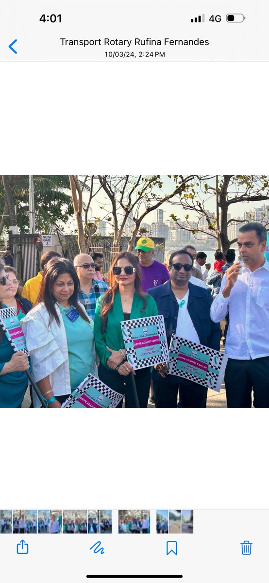 Flag off the motor rally alongwith @milinddeora and @sardesairajdeep at NCPA, Mumbai organised by Rotary Club of Mumbai Pier to promote vaccination for Cervical Cancer