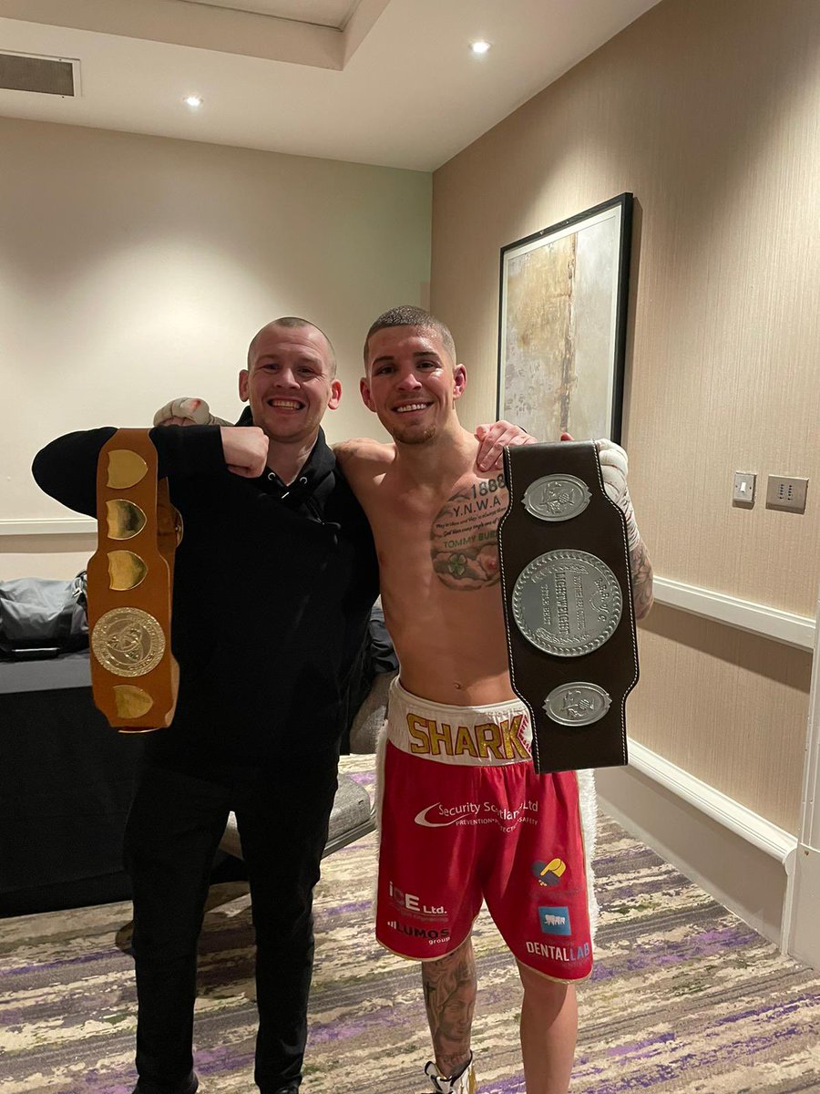 Great performance from @reganglackin98 winning the Celtic title last night 👊 and shoutout to ma da another champion in the camp, from novices to champions 🥊💥 @joehamsnr