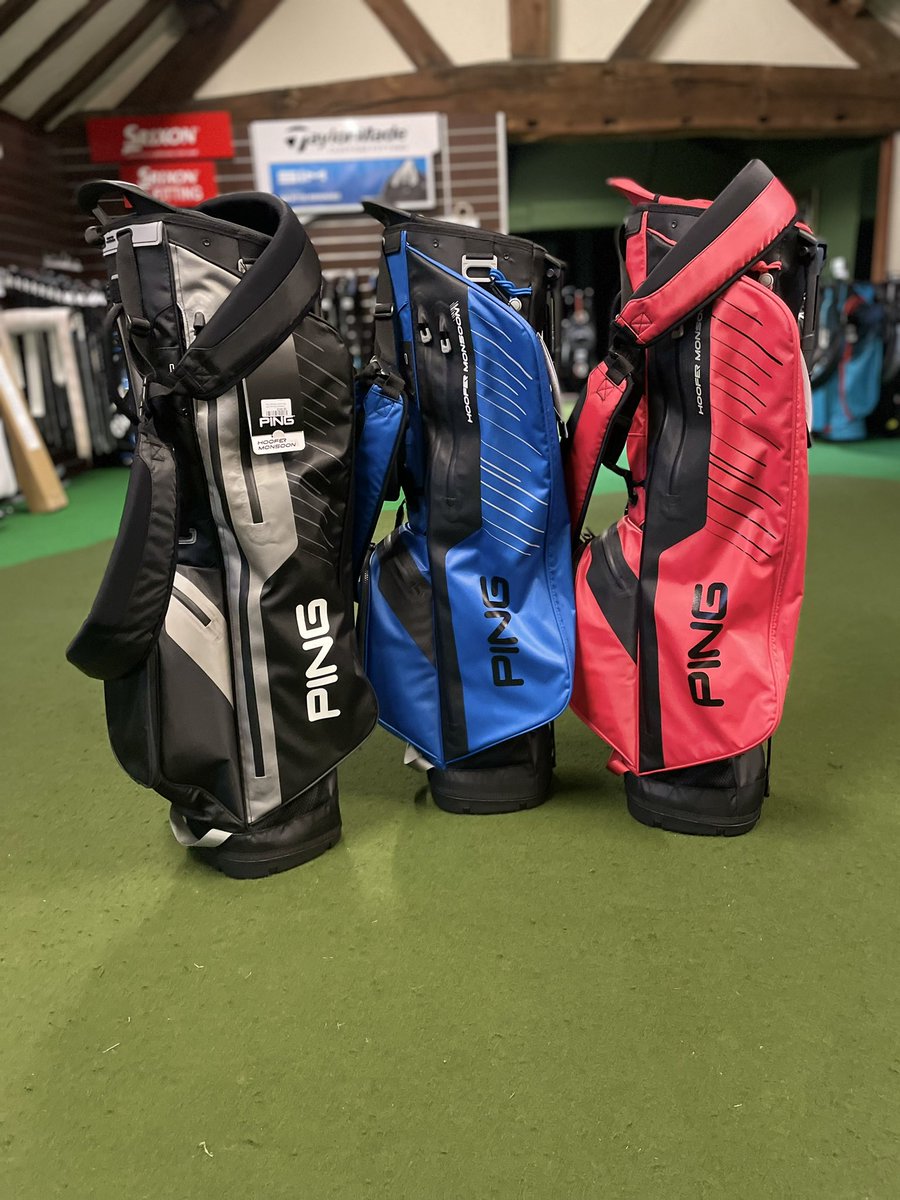 Introducing the new PING MONSOON STAND BAG

Benefits
- Fully waterproof
- 8 Way divider top
- Adjustable shoulder straps

Available in store in 3 colour ways now £229‼️