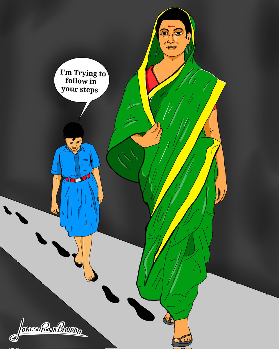 Trying to follow in your steps Savitri Aai 

#SavitribaiPhule 
#KalaSeKranti