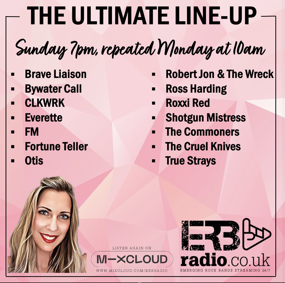 Emerging Rock Bands - Account has been archived (@emergingrock) on Twitter photo π Happy Mothers Day π
π <a href="/F0lkR0ckChick/">f0lkr0ckchick</a> has a bunch of 14 of the best new releases for you on #TheUltimateLineUp at 7pm tonight.
π Her <a href="/maid_of_stone/">Maid of Stone Festival</a> featured band is <a href="/TheCommonersTO/">The Commoners</a> , plus there will be appearances by: π Happy Mothers Day π
π <a href="/F0lkR0ckChick/">f0lkr0ckchick</a> has a bunch of 14 of the best new releases for you on #TheUltimateLineUp at 7pm tonight.
π Her <a href="/maid_of_stone/">Maid of Stone Festival</a> featured band is <a href="/TheCommonersTO/">The Commoners</a> , plus there will be appearances by: