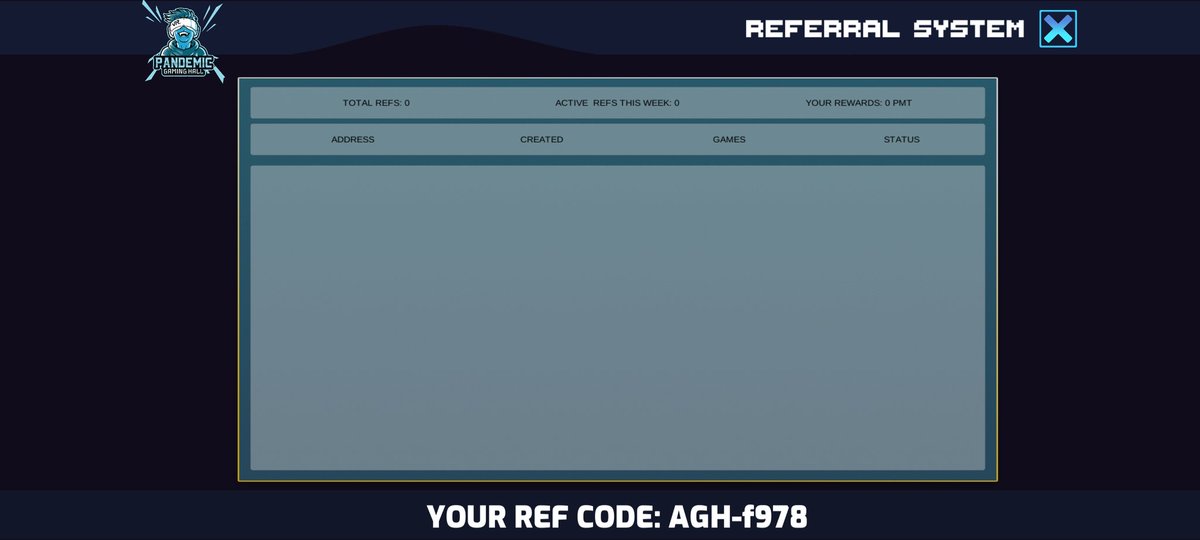 #KleverFam did you know that #PandemicMultiverse has a referral system?
Your friends can enter your ref code when registering and you will earn #PMT without doing anything.
#KleverChain 💜 #Web3 #GameFi