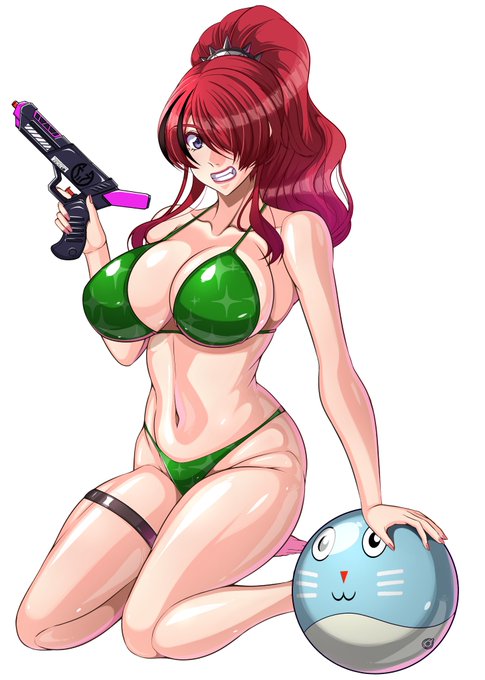 色差分
ジャケットイメージのカーキグリーンもいいけど、ビビッドカラーのグリーンも似合いそうという妄想

#レインの依頼書
#レイン・パターソン 