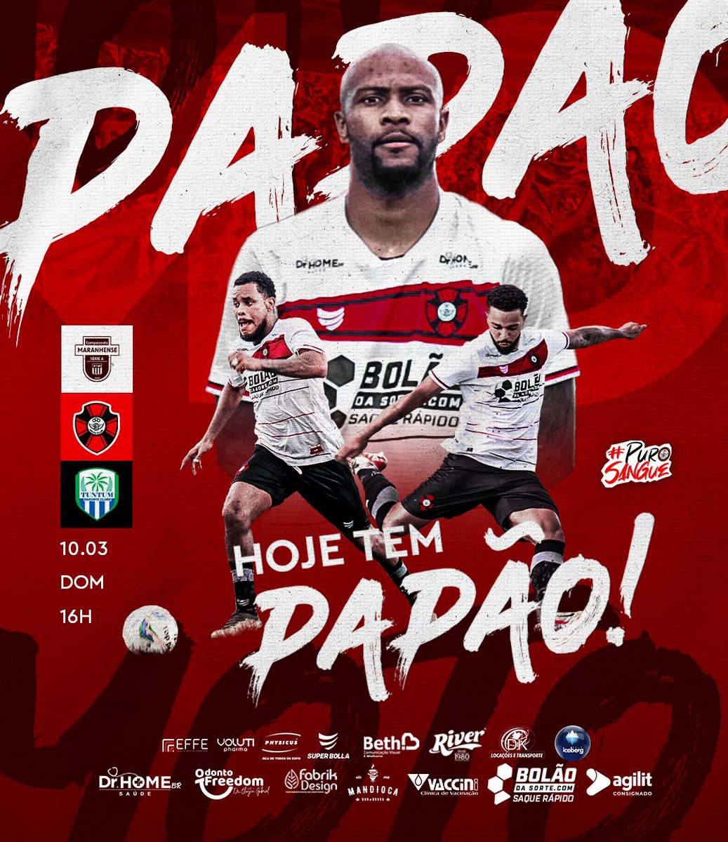 motocluboficial's tweet image. DIA DE MOTO!

⚽️ Moto Club x Tuntum
🏆 Campeonato Maranhense | 11ª rodada
🏟️ Nhozinho Santos
⏰ 16h
🗓️ Domingo (10/03)
🎟️ Ingressos a venda na bilheteria do estádio
Obs: Mulheres trajadas com a camisa do Papão NÃO PAGAM INGRESSO!

VAMOS JUNTOS 👊🏽🔴⚫️