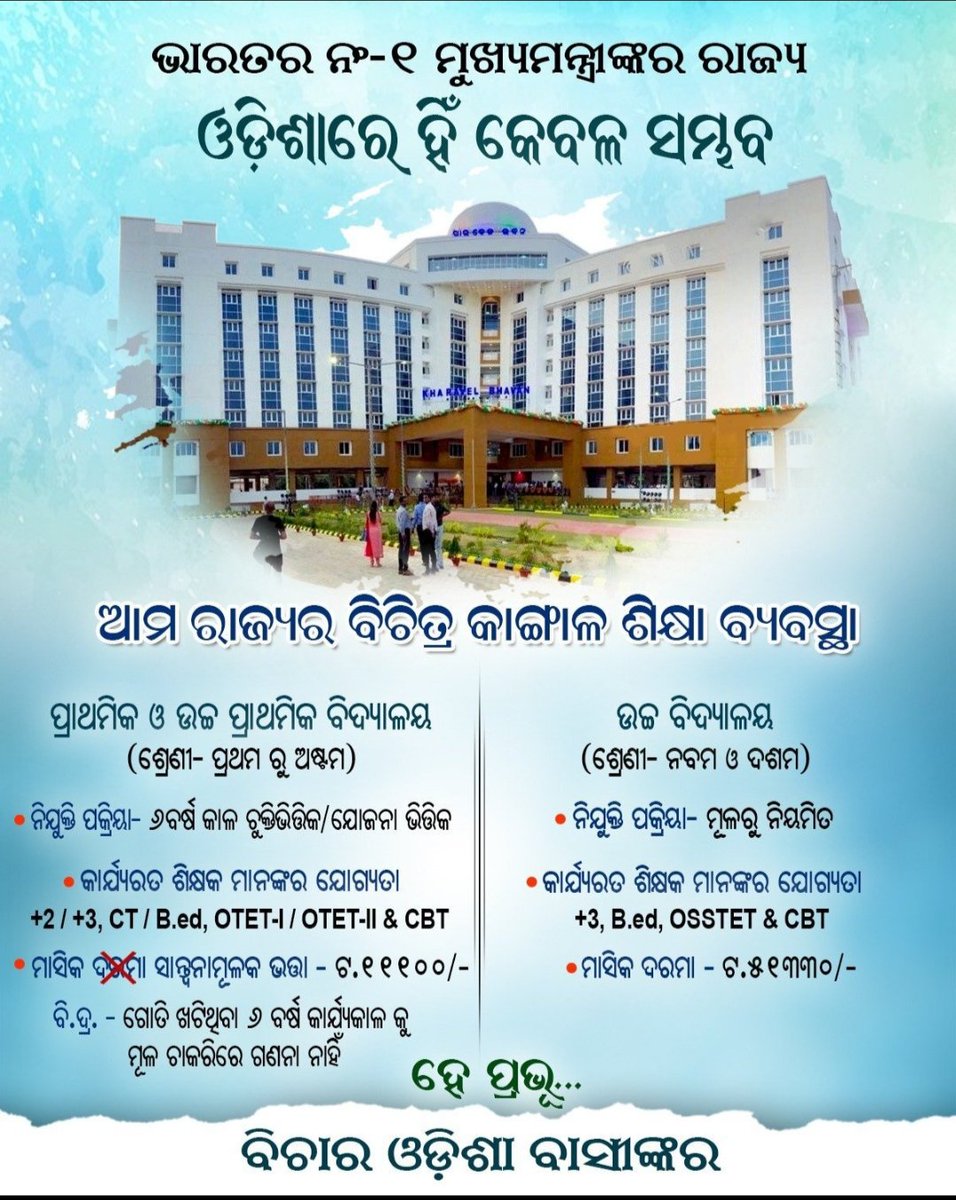 Satyabrata50539's tweet photo. @CMO_Odisha @OSEPA_Official @SMEOdisha @bjd_odisha @MoSarkar5T @Vkpandianfancl1 @VKPandian0 @PradeepJenaIAS @GovernorOdisha @Droupati_Murmu @otvnews @NandighoshaTV @rashtrapatibhvn https://t.co/rnqvCYVCEV