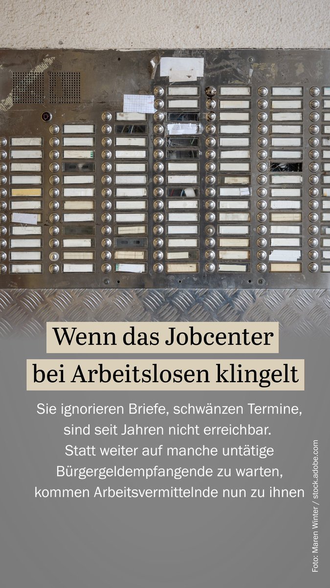 Wird es Menschen in Deutschland zu leicht gemacht, nicht zu arbeiten? Ist das System zu großzügig oder entwürdigend? <a href="/MarieRoevekamp/">Marie Rövekamp</a> hat Arbeitsvermittler beim Kampf um die Unvermittelbaren begleitet. shorturl.at/zFQX9