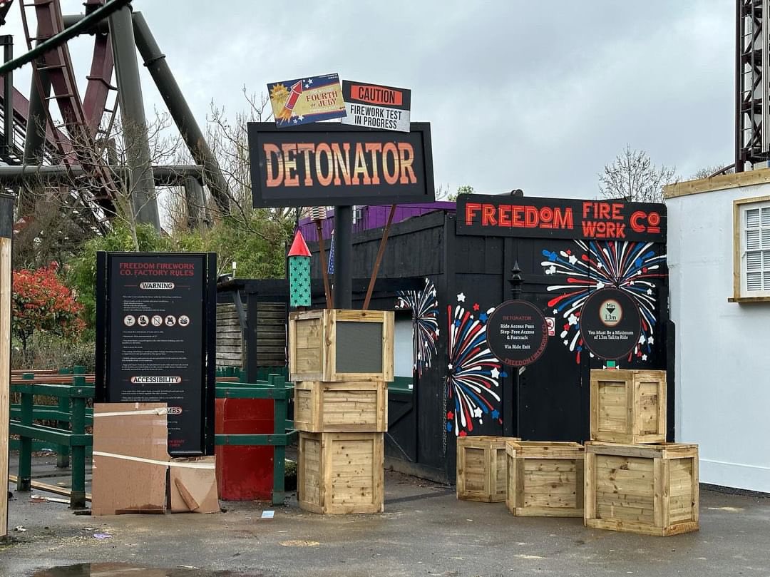 zachariahassler's tweet photo. A look into Big Easy Blvd opening on the 23rd March it’s looking fabulous!
📸danwatson90 on Instagram
#thorpepark #sparkleproject https://t.co/A8jXV8hE8m