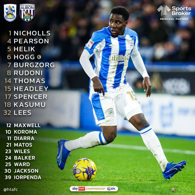 barmyarmyuk's tweet photo. TEAM SELECTIONS | #Huddersfield Town vs #WestBromwichAlbion | #SKYBetChampionship | Kick-Off: 12:00 |
The two teams for this lunchtime's Mothering Sunday match between Town and the Baggies in HD1.
#htafc vs #wbafc | #HTAFCvsWBAFC | #HUDWBA | https://t.co/L7YPeQEY3X
