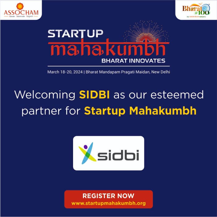 We are pleased to share that SIDBI is a proud partner of #StartupMahakumbh2024 – a global gathering for startups, investors, and future entrepreneurs. Join us in celebrating innovation, as Bharat takes the lead in pioneering groundbreaking ideas! Our heartfelt thanks to SIDBI for…